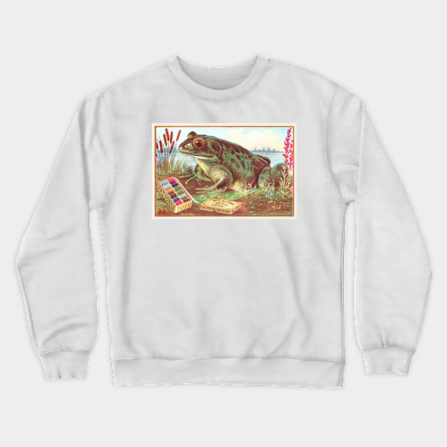 J & P Coats Thread Advertisment Crewneck Sweatshirt by WAITE-SMITH VINTAGE ART